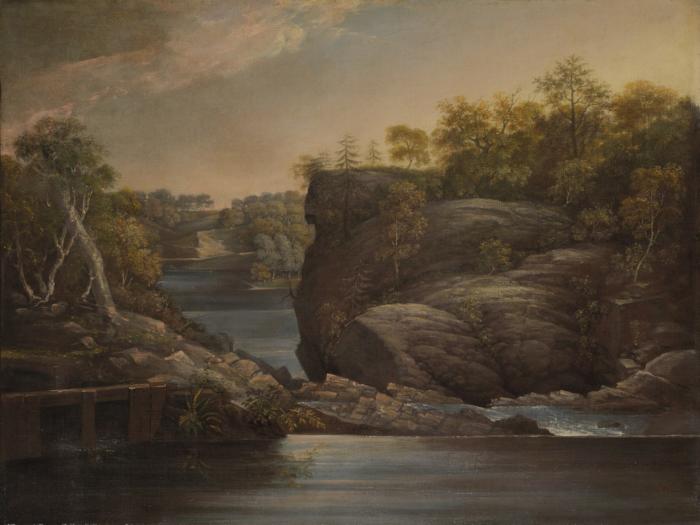 John Trumbull Norwich Falls oil painting image